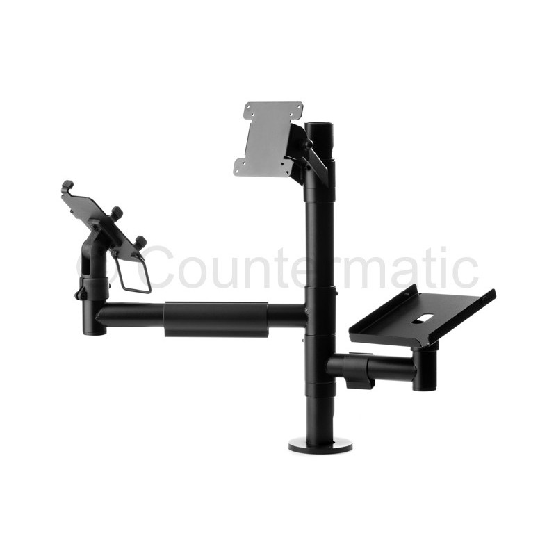 Conjunto  modular en el PdV con 3 soportes: VESA 75/100