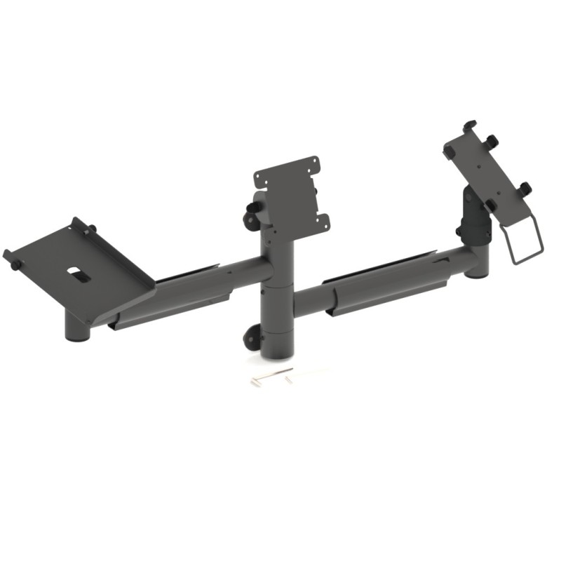 Soporte multifuncional (datáfono+monitor+impresora)