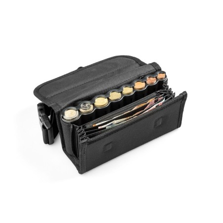 Cartera Camareros con dispensador para 8 monedas Con Cremallera