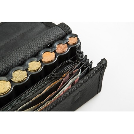 Cartera Camareros con dispensador para 8 monedas Con Cremallera