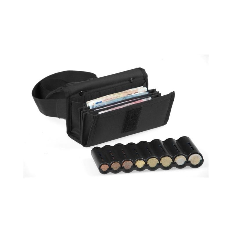 Cartera Camareros con dispensador de monedas para 8 denominaciones