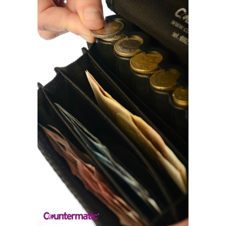 Cartera Camareros con dispensador de monedas para 8 denominaciones